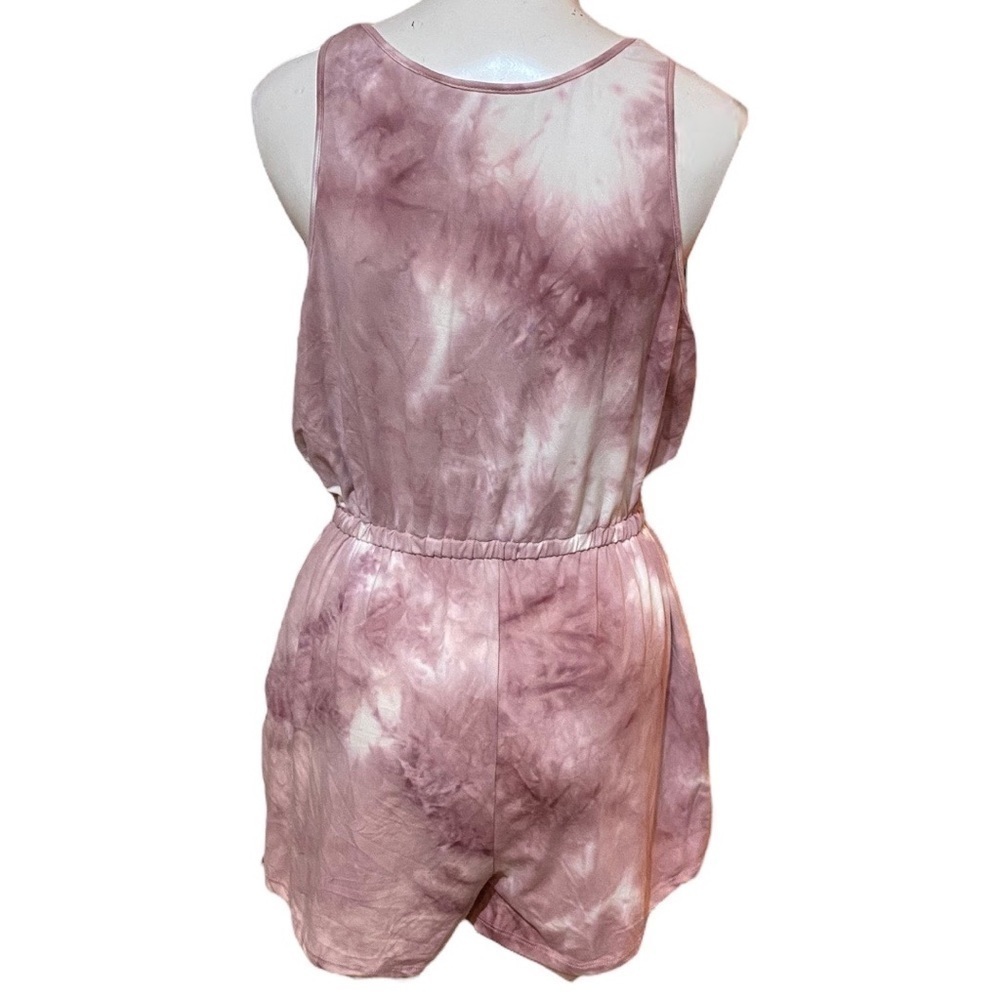 Lili’s Closet Tie Dye Sleeveless Romper Size Med - Picture 4 of 6